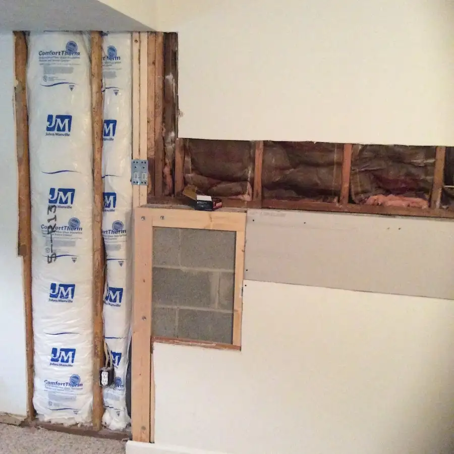Wall insulation replacement during Structural Drying in Gulf Shores